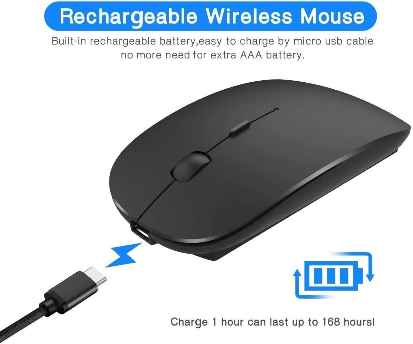 Bluetooth myš,dobíjecí, bezdrátová - Vstupné zariadenie k PC