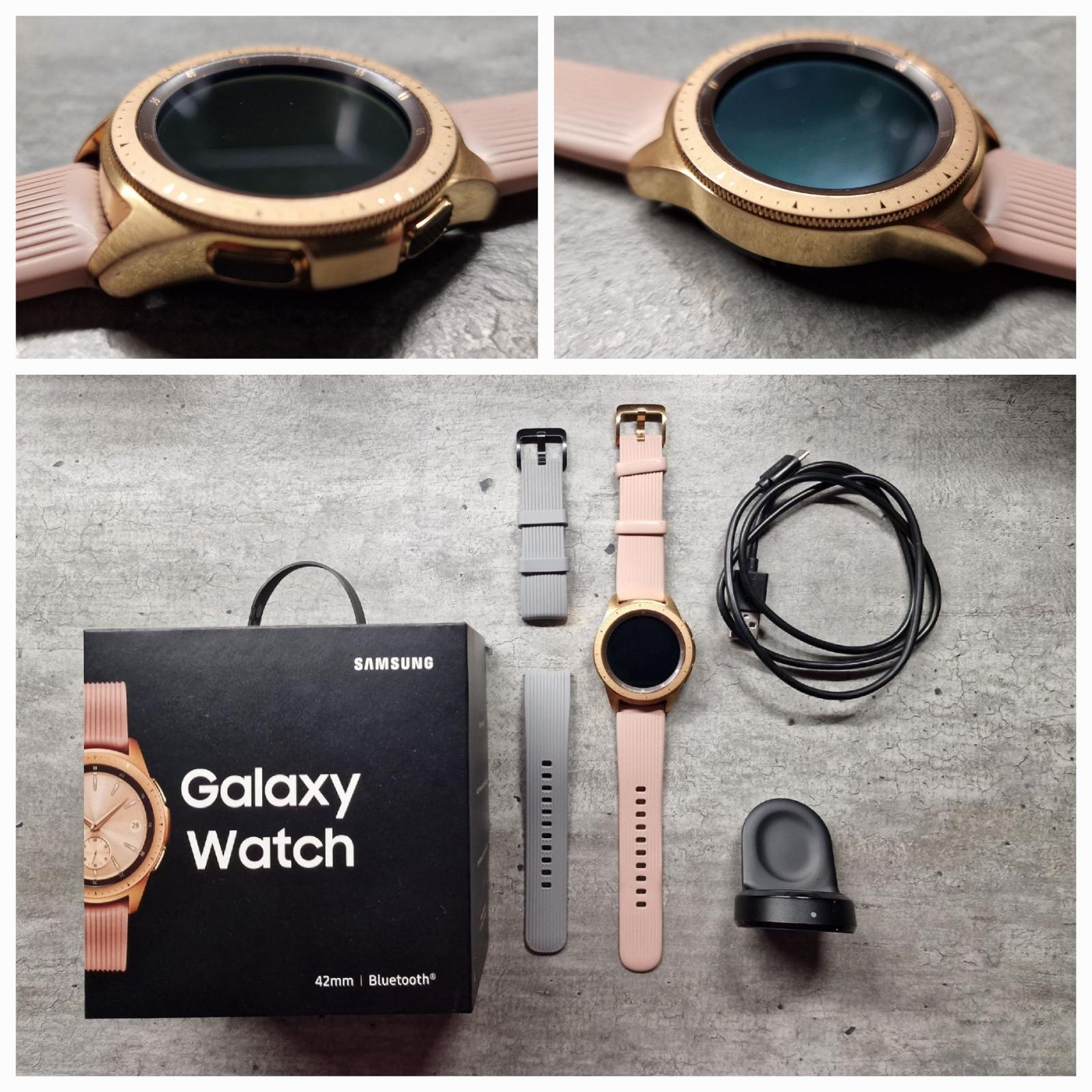  Samsung Galaxy Watch 42mm (SM-R810NZDAXEZ) růžové - Mobily a smart elektronika