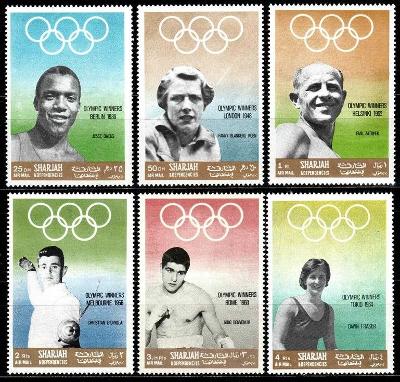 ** ŠARDŽÁ: Zlatí olympionici 1936-1964 (Emil ZÁTOPEK), kat. 5,20 Mi€