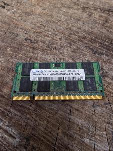 1x2GB SO-DIMM DDR2 - 800MHz - SAMSUNG