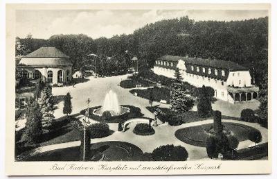 ! ! ! Starožitné: Bad Kudowa / Kudowa - Zdrój - Kurplatz, 1931 ! ! !