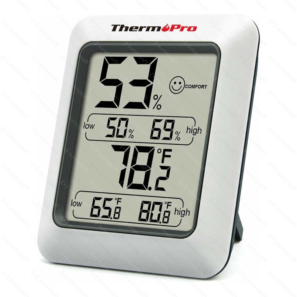 ThermoPro digitálny teplomer s meraním vlhkosti TP-50 + batéria - Elektro