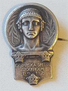 Vzácný odznak - Olympiáda Stockholm 1912. 
