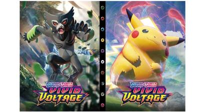 Album Pokémon ( pro 432 karet) - Pikachu - Vivid voltage