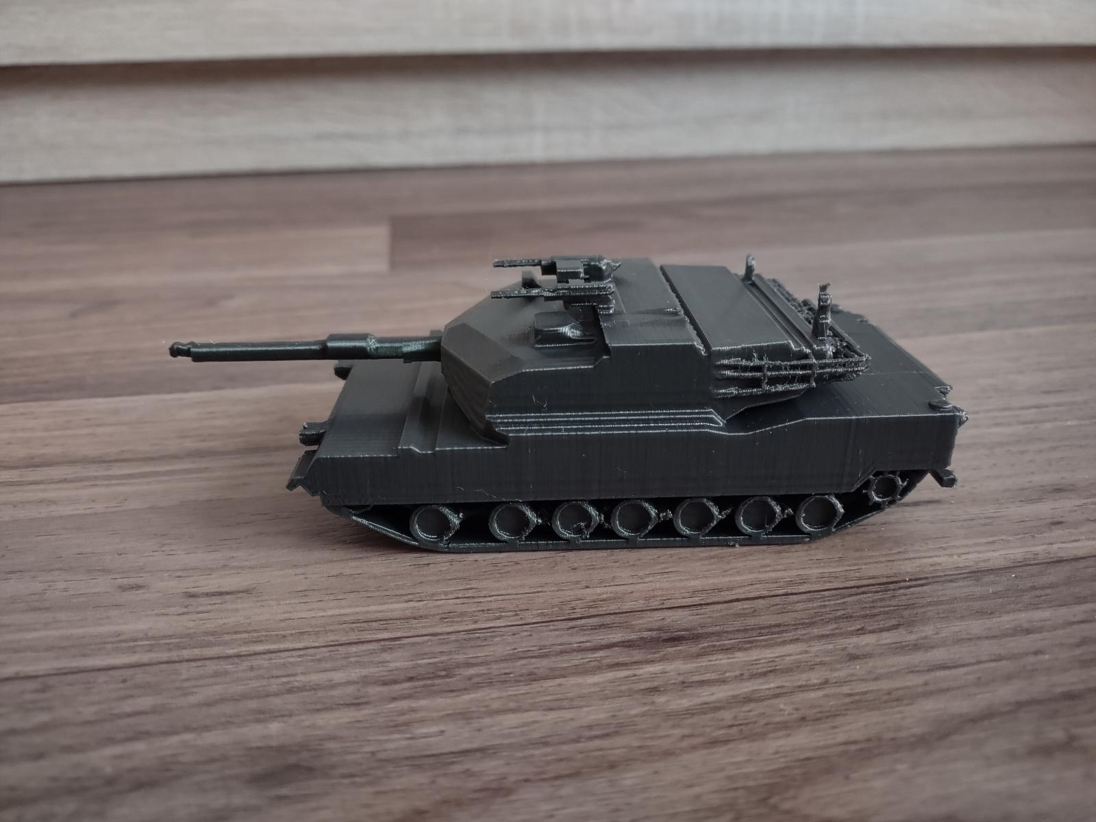Model amerického tanku M1 Abrams - Modelářství