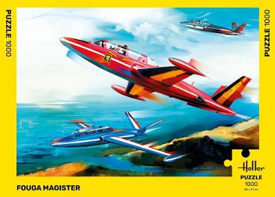 Fouga Magister - puzzle 1000 dielikov - Heller