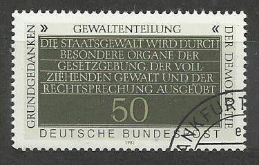 Německo razítkované, rok 1981, Mi.1106