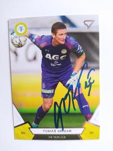 Autogram - Tomáš Grigar  - FK Teplice - SportZoo