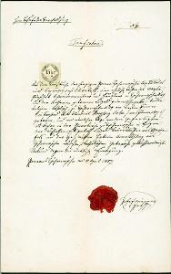 2A2149 Křestní list - r. 1857