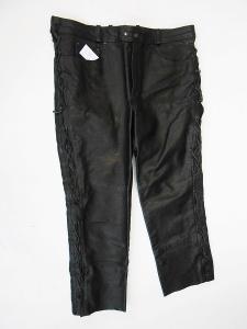 Kožené kalhoty šněrovací LOUIS - vel. 58, pas: 100 cm