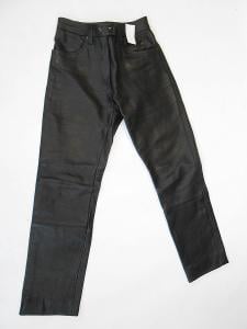 Kožené kalhoty POLO- vel. 38, pas: 70 cm