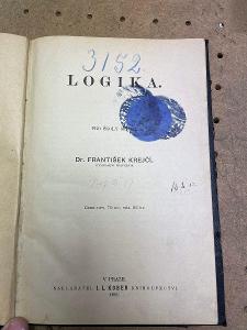 Logika - učebnice z roku 1898