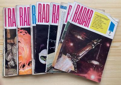 12 čísel starého časopisu pro kosmonautiku Radar (ročníky 1965-1968)