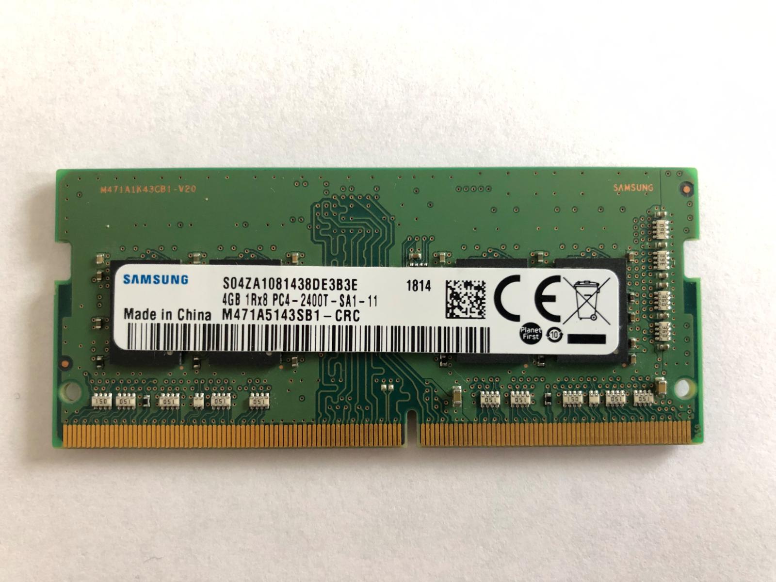 Samsung SODIMM DDR4 PC4 4GB 2400MHz 2400T - Počítače a hry