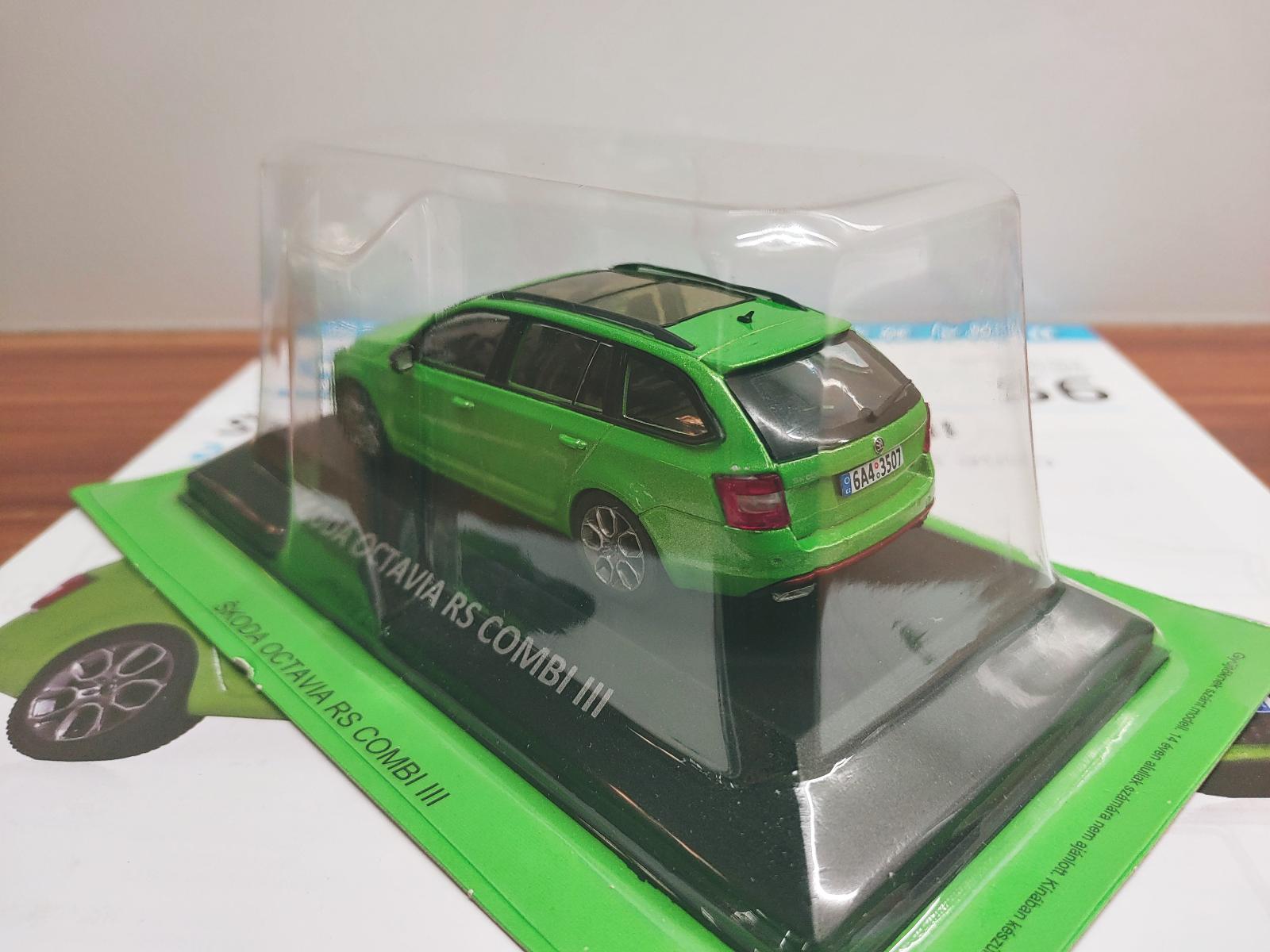 DeAgostini, Skoda Octavia RS I 2000, Scale 1:43, Diecast Miniature, Czech  Collection Kaleidoskop Slavnych Vozu Casopiss without Fascicle, Base with