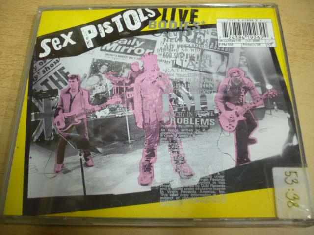 Cd Sex Pistols Filthy Lucre Live Aukro 