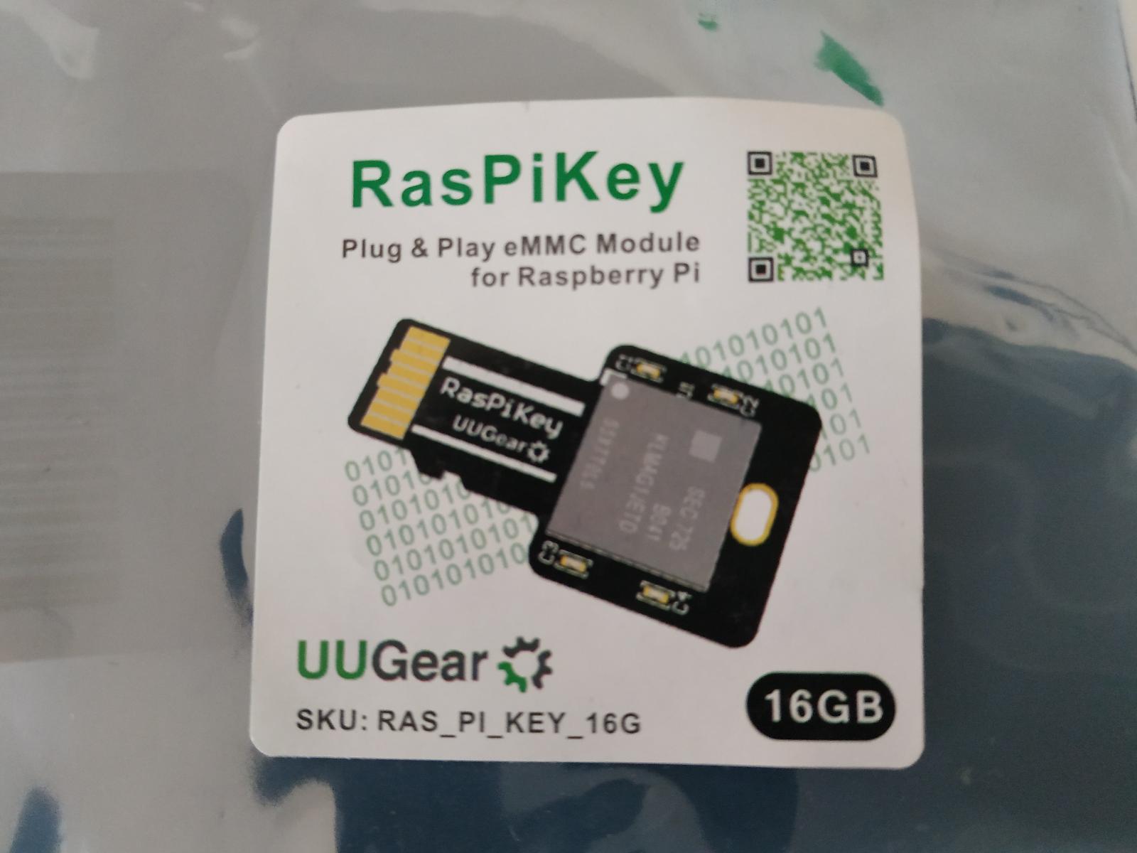 Uugear Raspikey 16gb Emmc Paměť Pro Raspberry Pi Aukro 1327