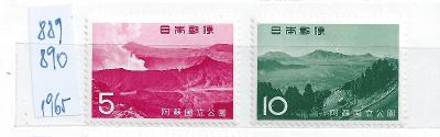 Japonsko 1965, MiNu 889**+890**