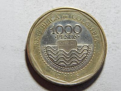 Kolumbia 1000 Pesos 2015 XF č27995
