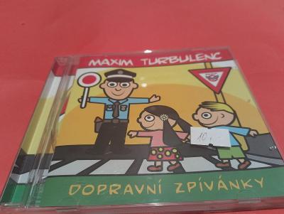 CD Maxim Turbulenc - Dopravní zpívánky (2008) obal-Petr Vali /Besip