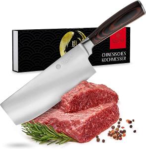 Šéfkuchařský Čínský nůž Qulexo/ Extra ostrý/ dárkové balení/ TOP |027|