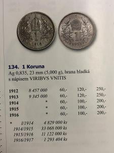 Vzácnější 1 koruna FJI 1912