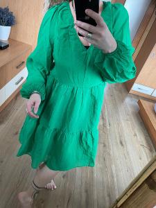 Reserved letní šaty módní zelená 40 