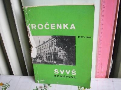Ročenka SVVŠ Koněvova 1967 - 1968 - Brno