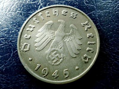 10 Reichspfennig 1945 A TOP Stav VZACNA