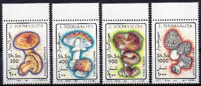 Somálsko-Houby 1993**  Mi.468-471 / 10 €