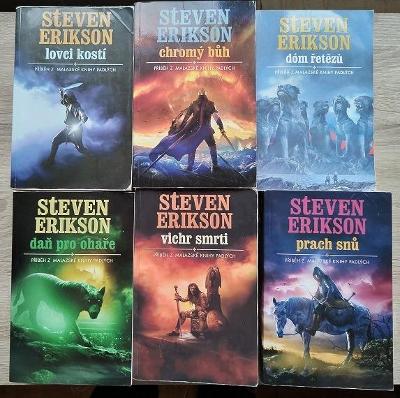 Steven Erikson - 6 knih ze série Malazské knihy padlých