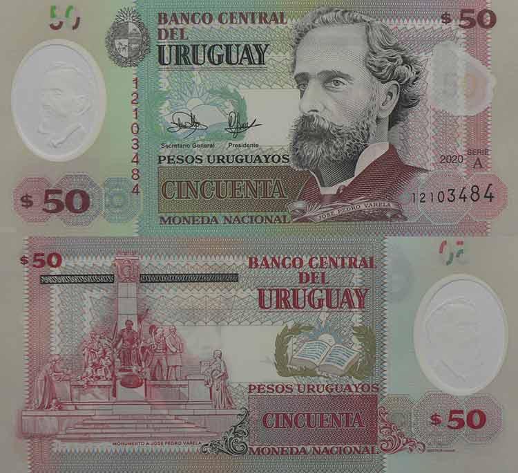 Uruguaj 50 pesos P102-1 UNC - Zberateľstvo