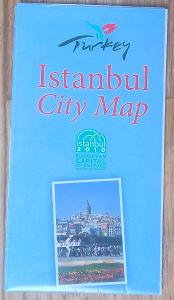 Istanbul Turecko, podrobná mapa města