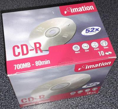CD-R Imation 52x 700MB 10ks