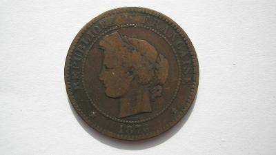 Francie 10 cent 1876 K
