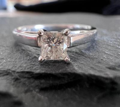 Diamantový prsten  14 k - 0,29 ct. G/I1 