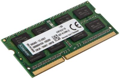 RAM notebook 8GB DDR3, 1600MHz, 1.35V - záruka