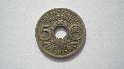 Francie 5 cent 1920