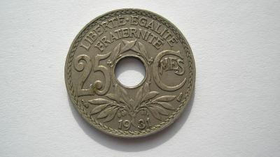 Francie 25 cent 1931
