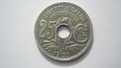 Francie 25 cent 1933