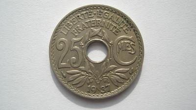 Francie 25 cent 1937