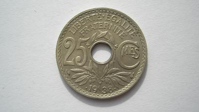 Francie 25 cent 1938