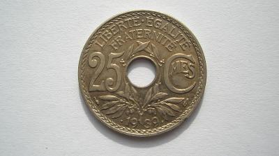 Francie 25 cent 1939
