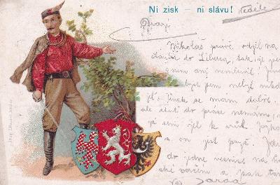 Pohlednice Sokol / Skaut - 1906?