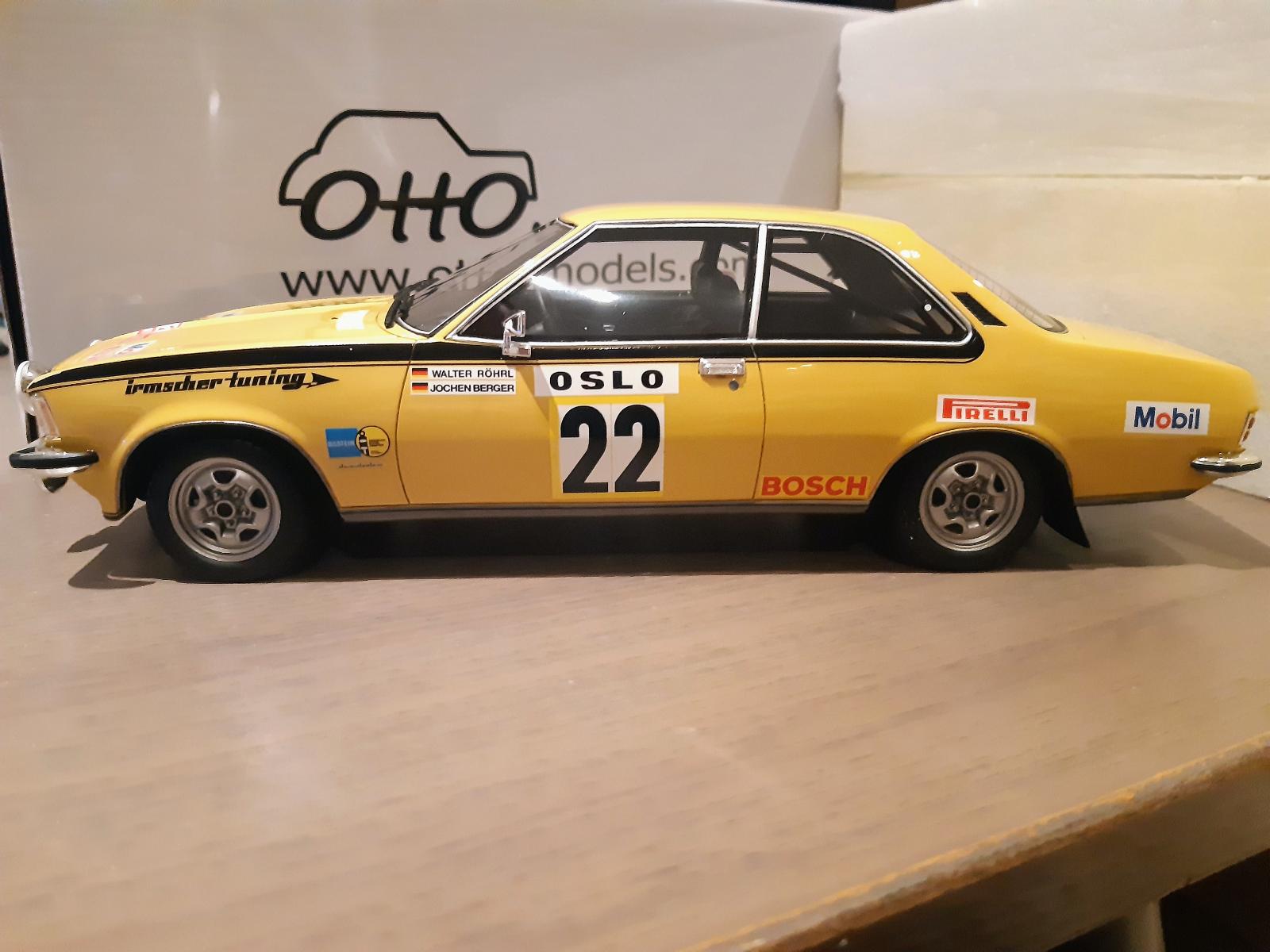 Opel Commodore GS/E #22 Röhrl Rallye Monte Carlo 1973 1:18