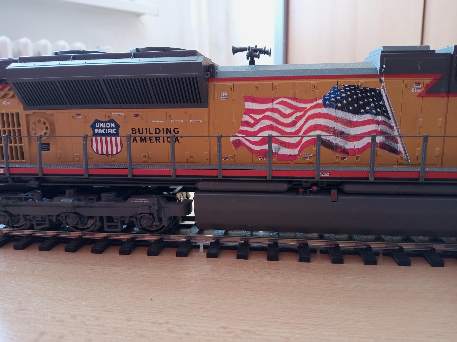 Mašina mth Union Pacific velikost 0  1:45 - Modelová železnice
