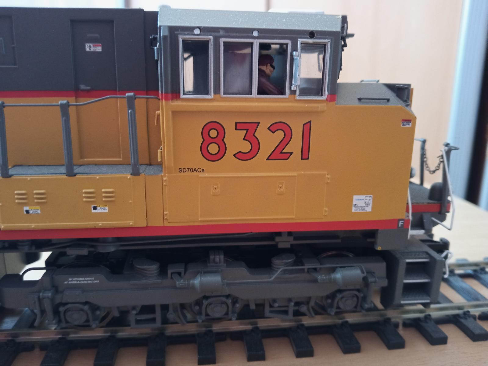 Mašina mth Union Pacific velikost 0  1:45 - Modelová železnice