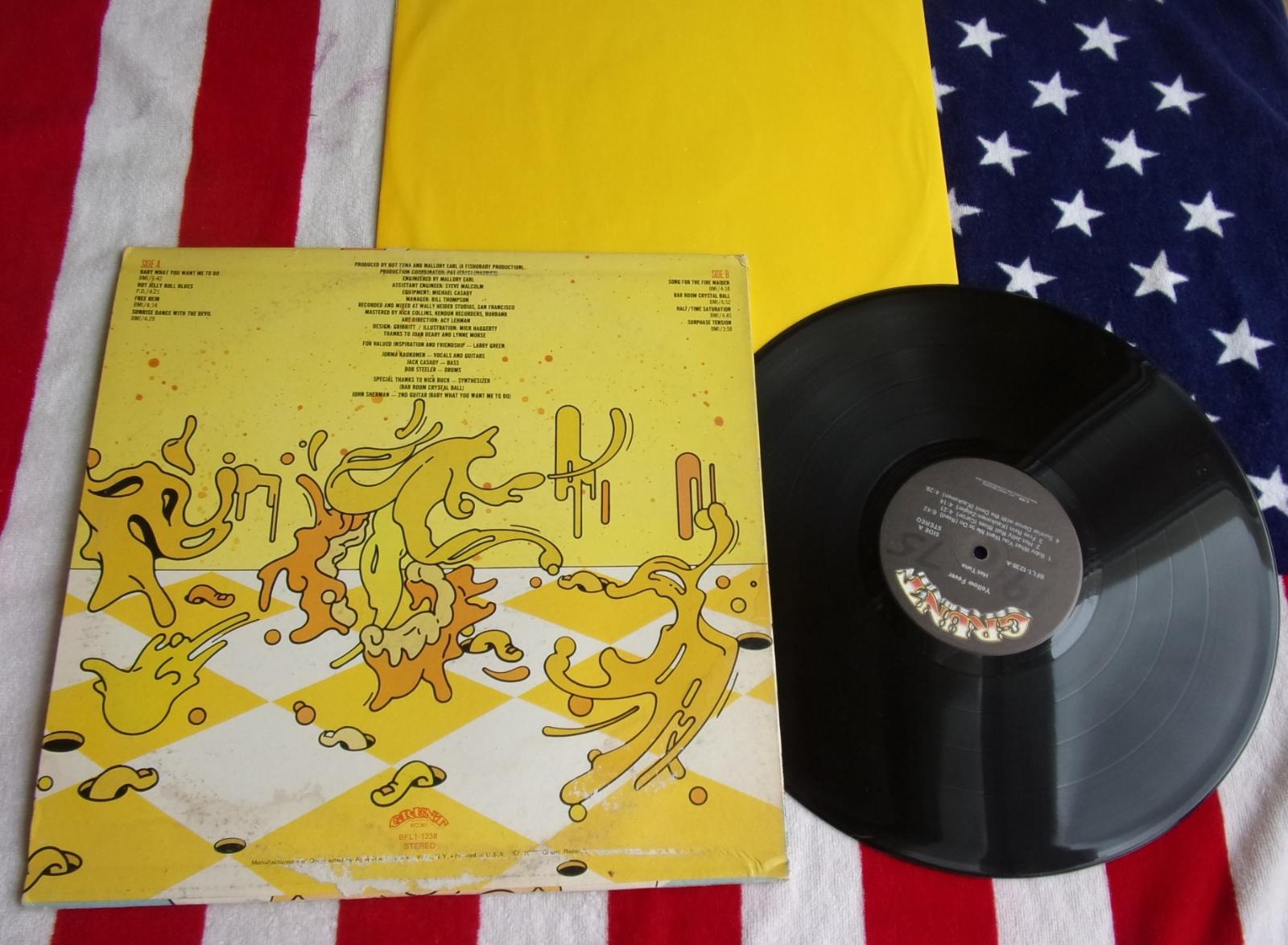 ☀️ LP: HOT TUNA - YELLOW FEVER, skoro nová 1vyd USA Jefferson Airplane - LP / Vinylové desky