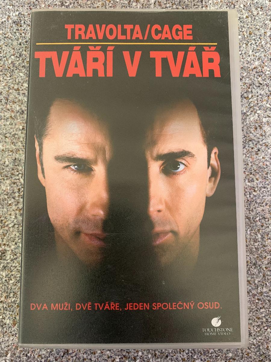 Tvárou v tvár - Travolta / Cage VHS - Film