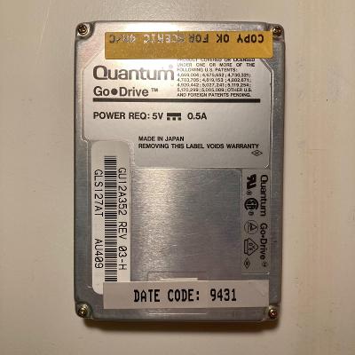 Historický HDD 2,5 Quantum Go-Drive